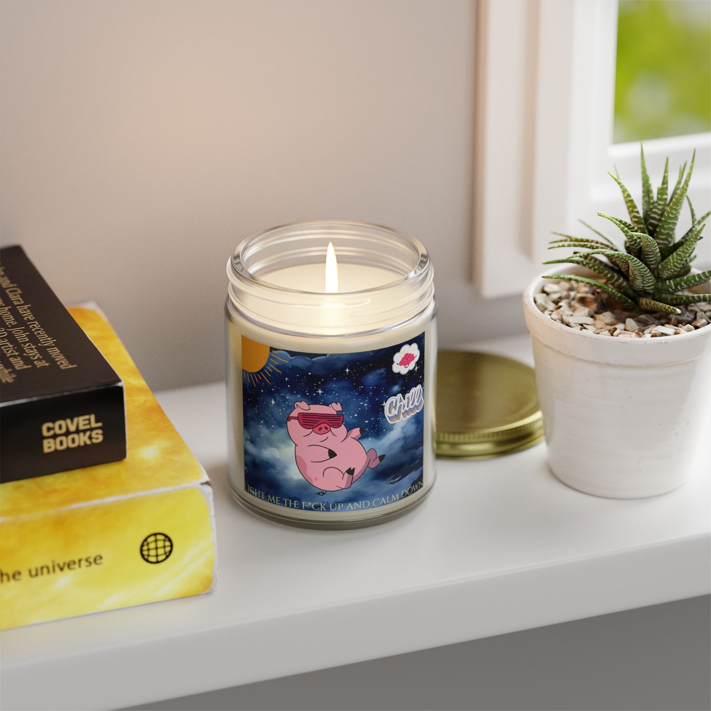 Light Me the F*ck Up and Calm Down Scented Candle