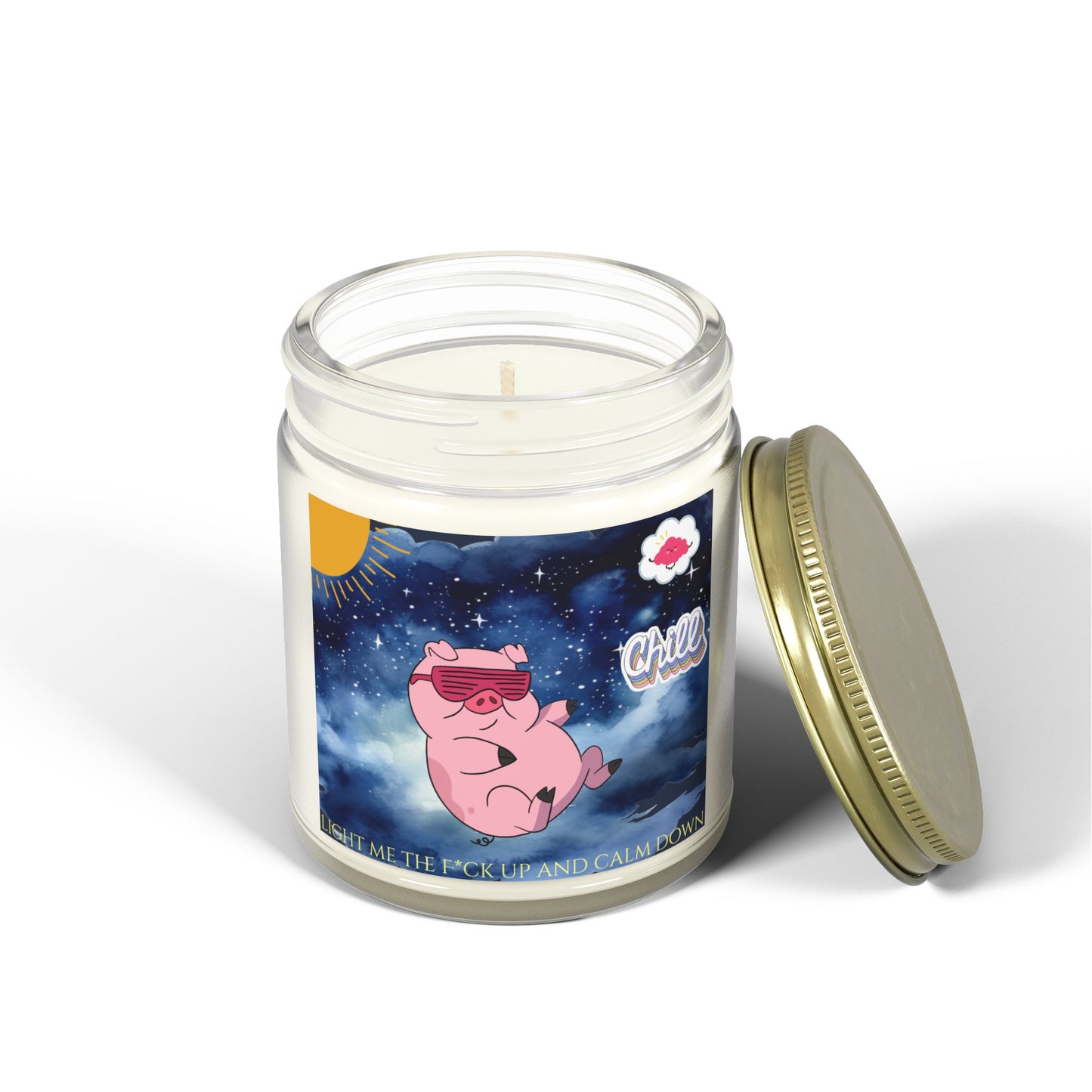 Light Me the F*ck Up and Calm Down Scented Candle