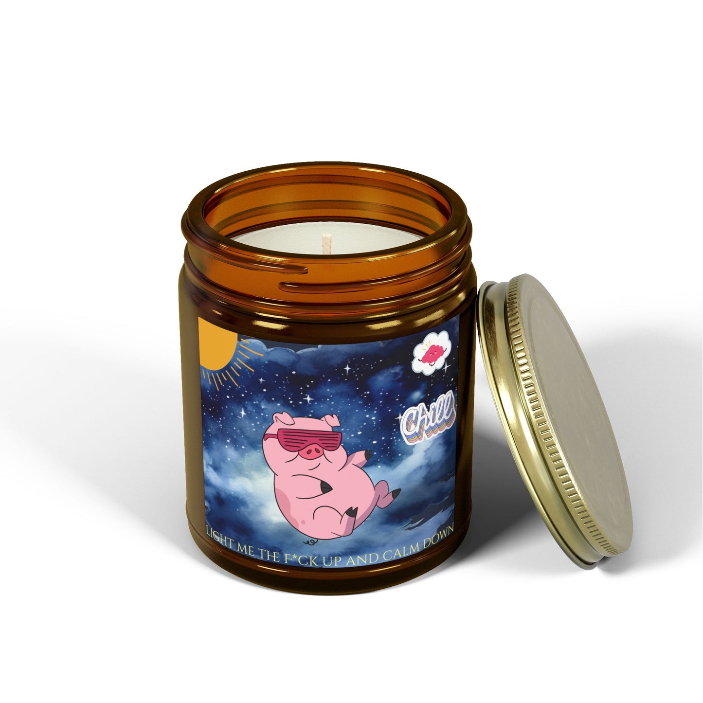 Light Me the F*ck Up and Calm Down Scented Candle