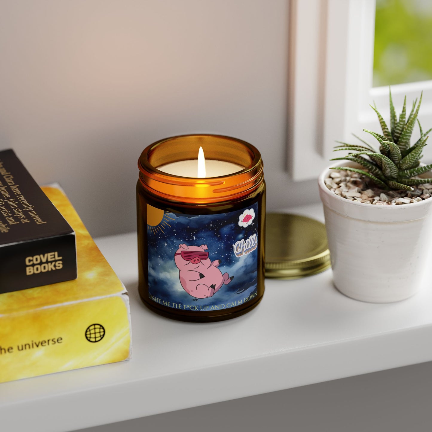 Light Me the F*ck Up and Calm Down Scented Candle