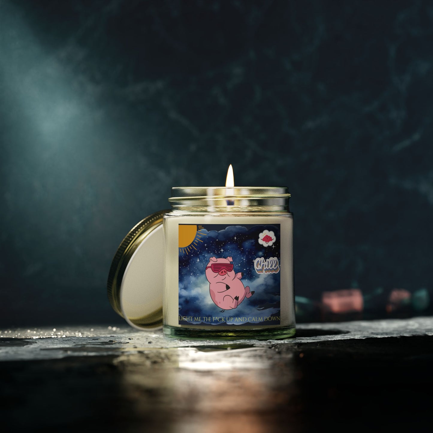 Light Me the F*ck Up and Calm Down Scented Candle