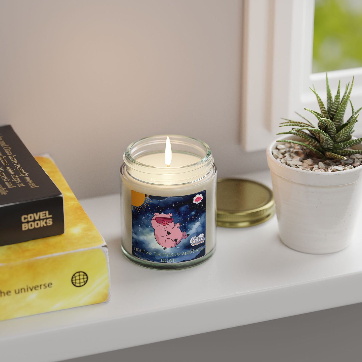 Light Me the F*ck Up and Calm Down Scented Candle