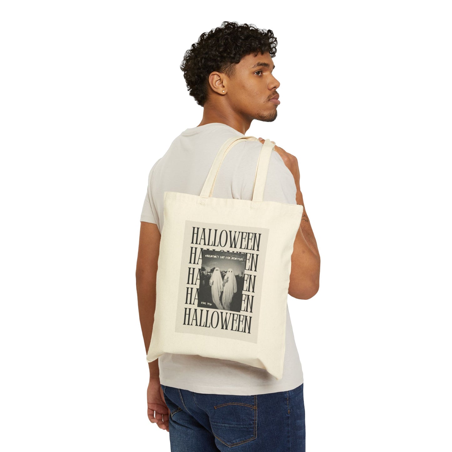 Halloween Cotton Tote Bag
