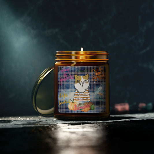 Grateful, Thankful, Blessed Candle