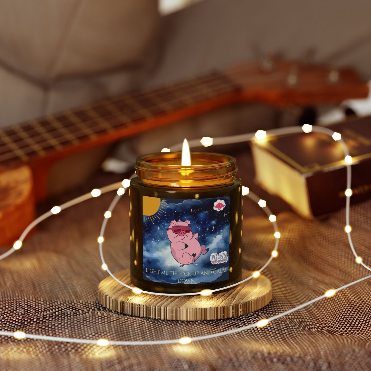 Light Me the F*ck Up and Calm Down Scented Candle